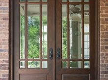 Glamorous Chocolate Wooden Front Entry Door Inspiration With Glass intended for size 2080 X 2900