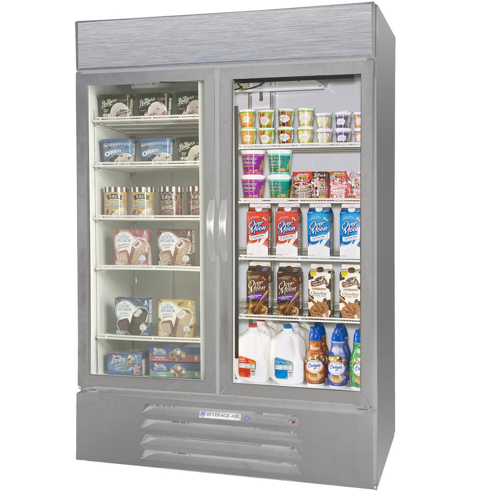 Glass Door Refrigerator With Freezer for sizing 1000 X 1000