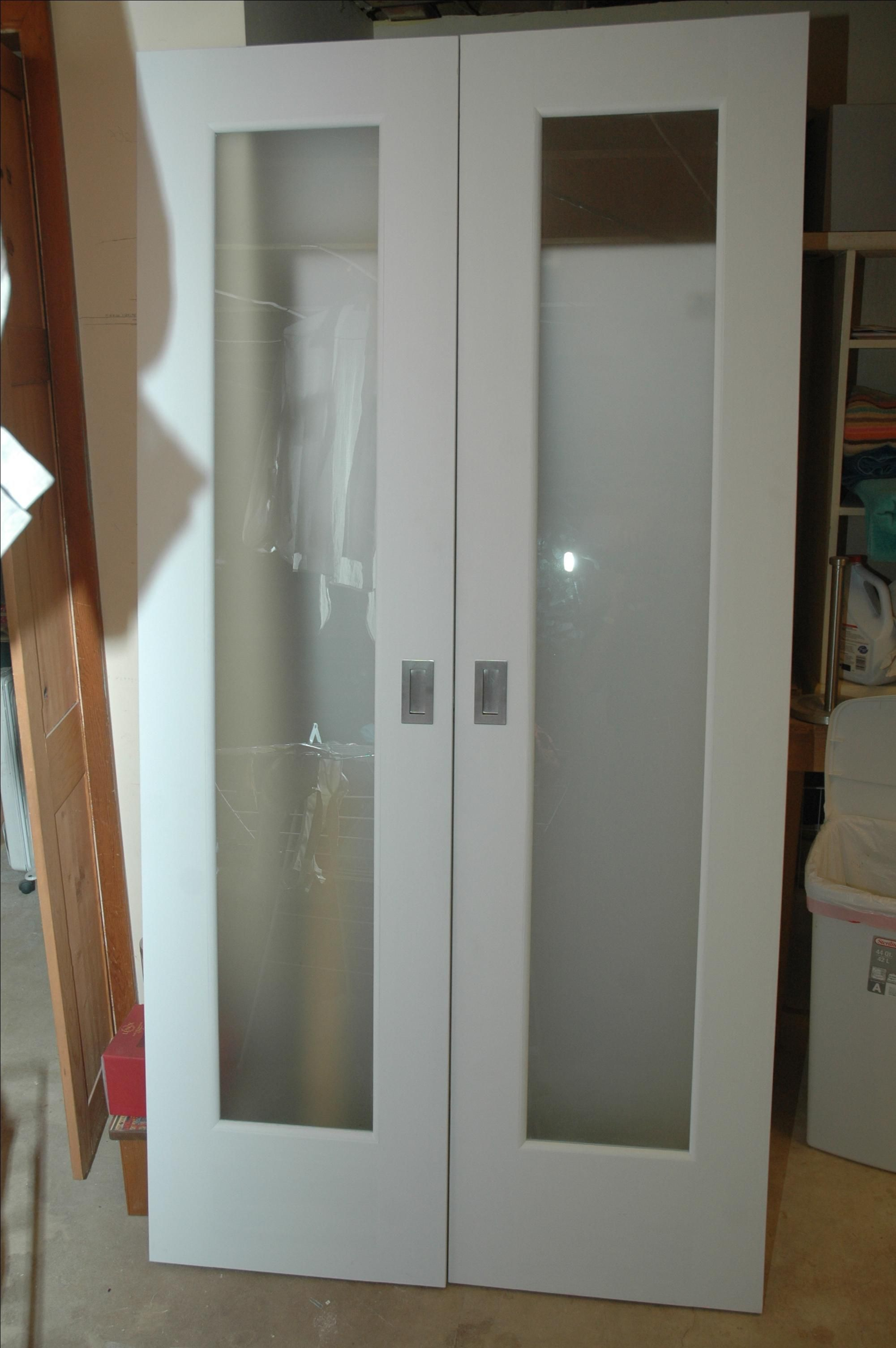 Handmade Closet Doors W Frosted Glass Panels Wooden It Be Nice throughout proportions 2001 X 3008