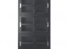 Home Decorators Collection Lexington Black Glass Door Bookcase with regard to measurements 1000 X 1000