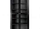 Home Decorators Collection Oxford Black Glass Door Bookcase with regard to measurements 1000 X 1000
