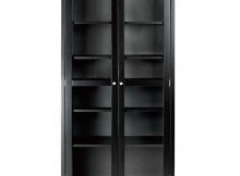Home Decorators Collection Oxford Black Glass Door Bookcase within sizing 1000 X 1000