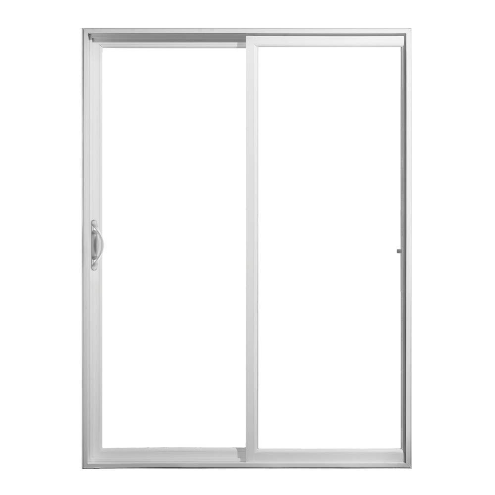 Jeld Wen 96 In X 80 In V 2500 White Vinyl Left Hand Full Lite inside measurements 1000 X 1000