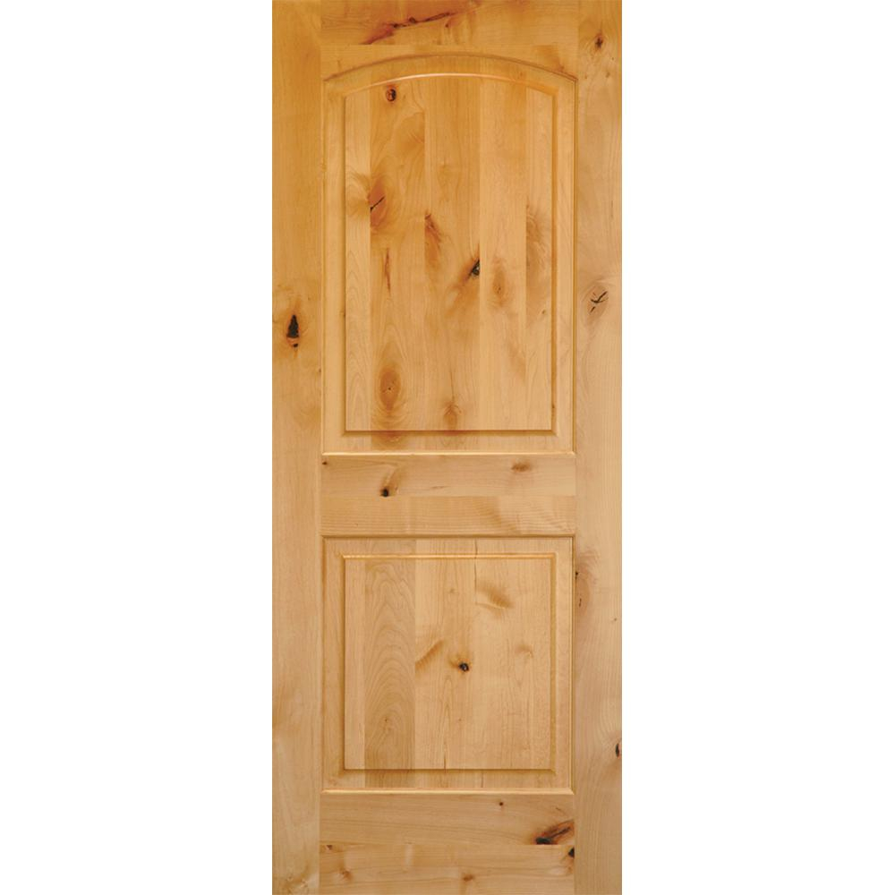 Krosswood Doors 36 In X 96 In Rustic Knotty Alder 2 Panel Top Rail regarding dimensions 1000 X 1000
