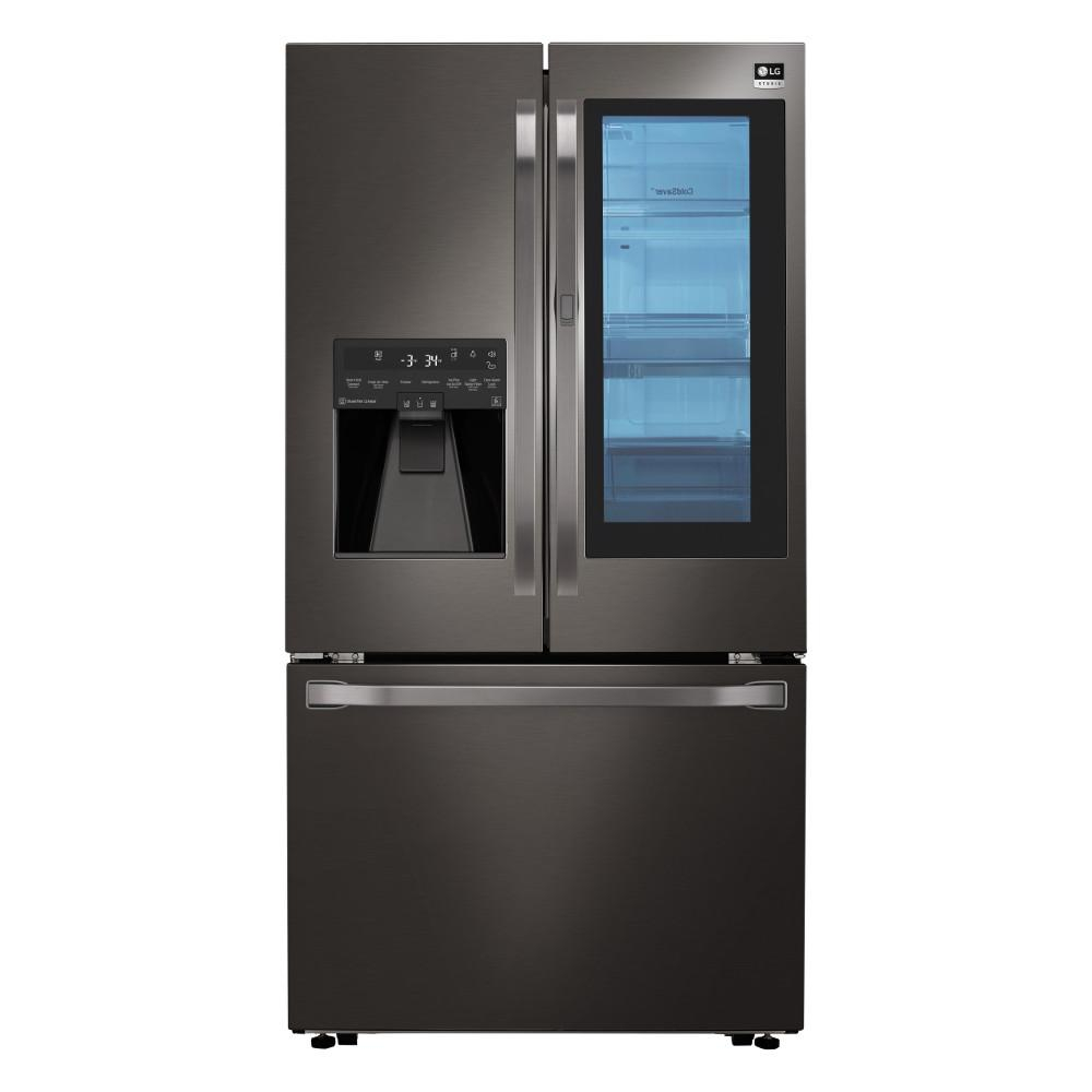 Lg Studio 235 Cu Ft French Door Smart Refrigerator With Instaview within proportions 1000 X 1000