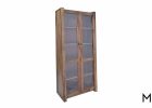M Collection Steiner Tall Sliding Door Display Cabinet inside proportions 1200 X 800