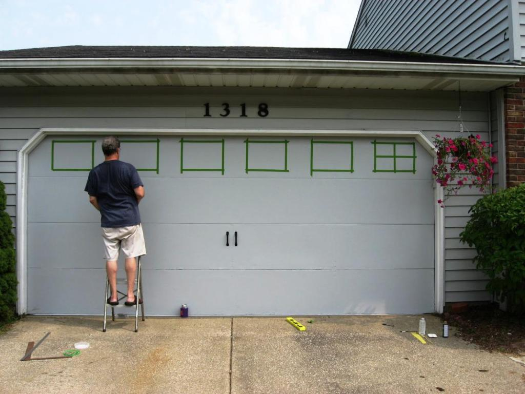 Materials For Fake Garage Door Windows Installation Monmouth Blues intended for proportions 1024 X 768