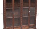 Rare Antique Thai Teak Display Cabinet With Drawers And Glass Doors inside proportions 1024 X 1024