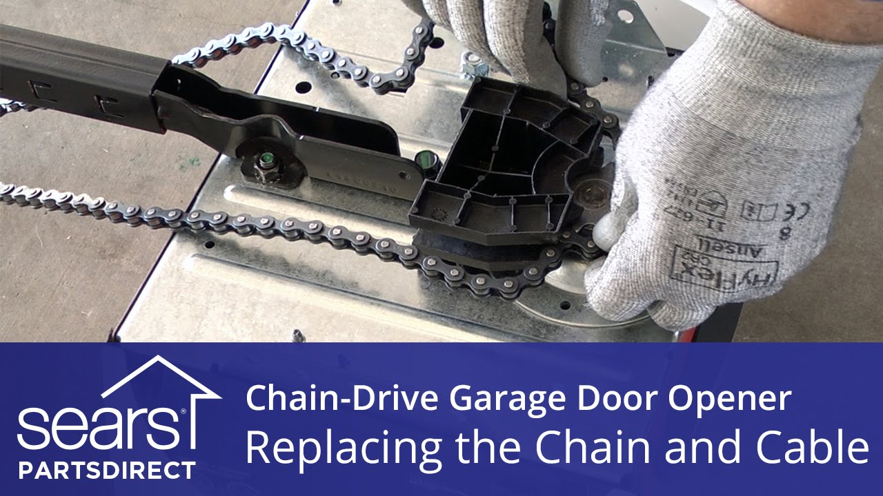 Replacing The Chain And Cable Assembly On A Chain Drive Garage Door with size 1280 X 720