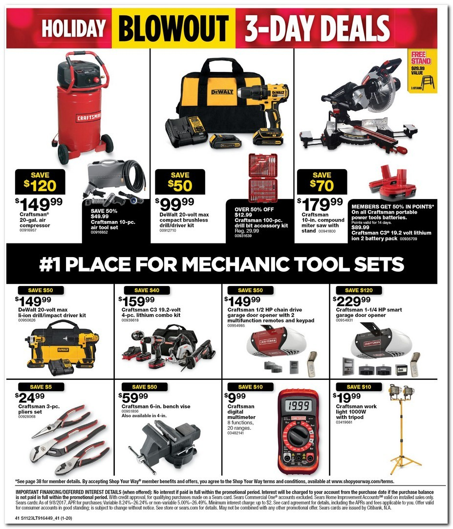 Sears Black Friday 2017 Ad Ad Scan Doorbusters Page 41 Of 55 intended for measurements 927 X 1082