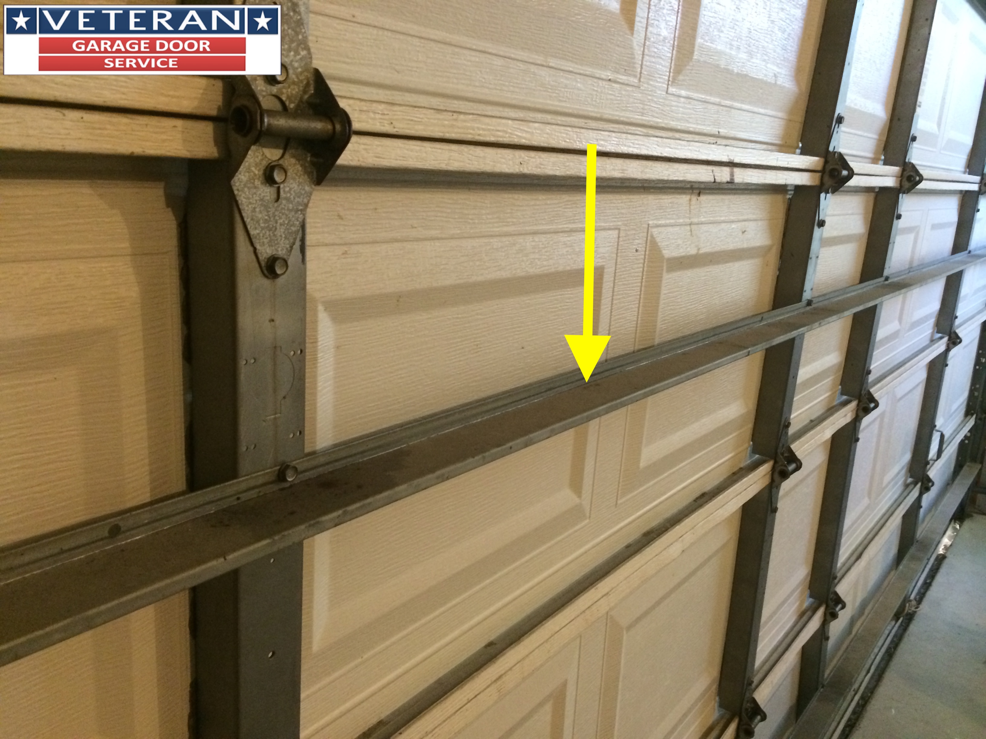 Should I Install A Strut Or Replace My Garage Door Section for measurements 3264 X 2448