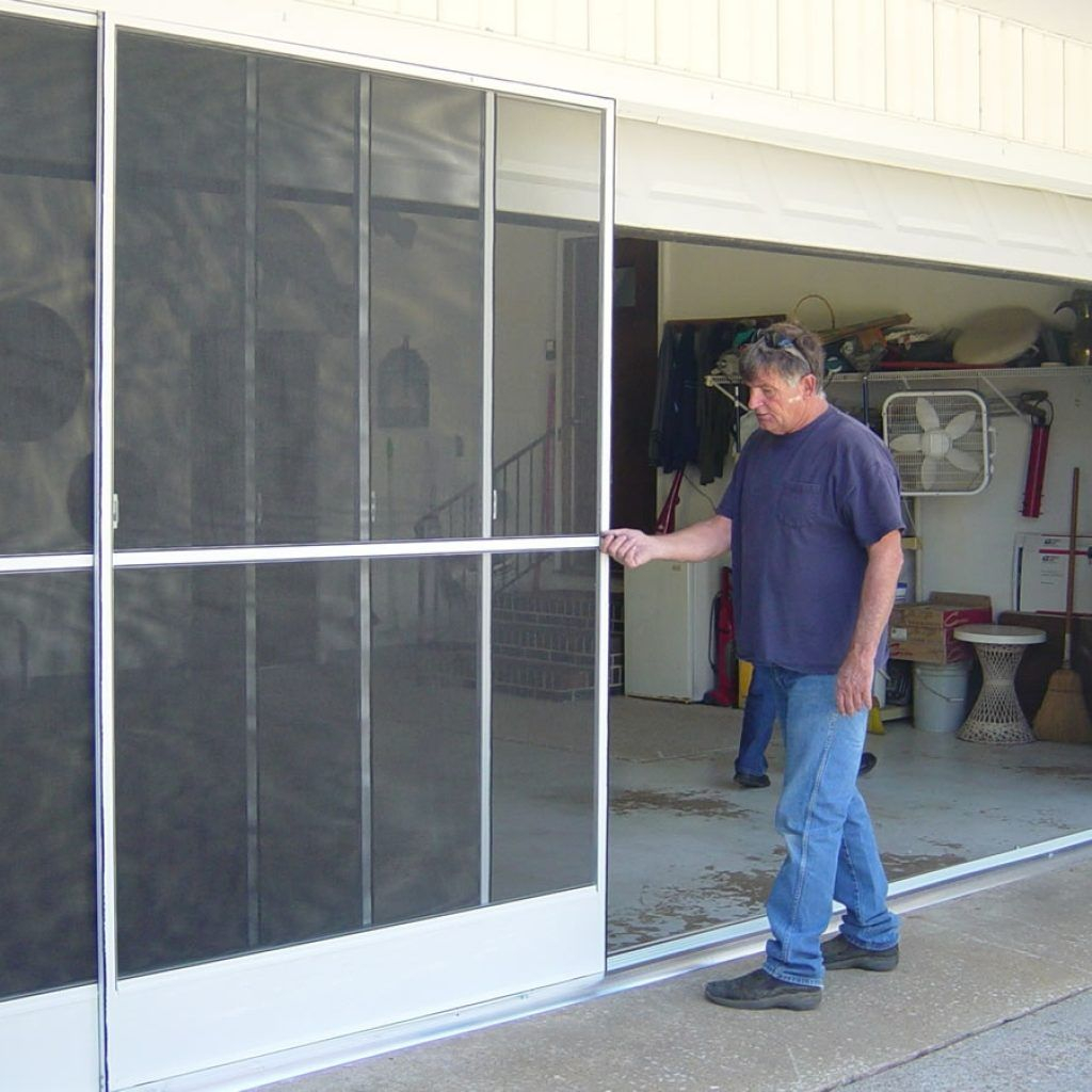 Sliding Garage Door Screen Panels Garage Screens In 2019 Garage with proportions 1024 X 1024