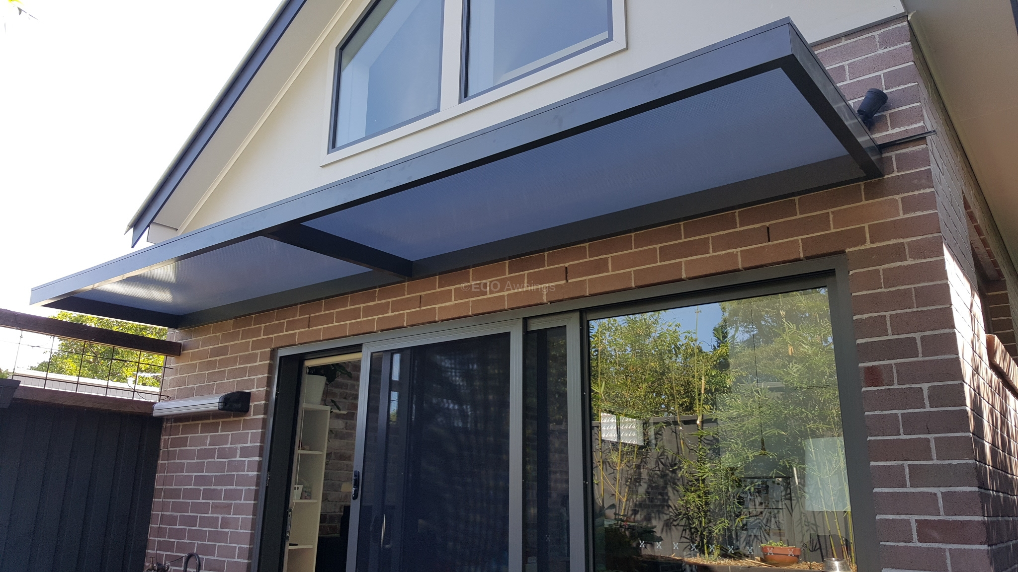 Slimline Awnings Over Sliding Door Eco Awnings within measurements 2048 X 1152