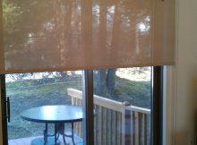 Solar Roller Shade On A Sliding Door Solutions Sliders Patio intended for dimensions 1952 X 3264