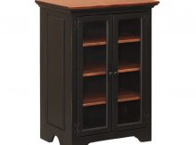 Stereo Cabinet With Glass Doors Peaceful Valley Amish Furniture for size 1200 X 1200