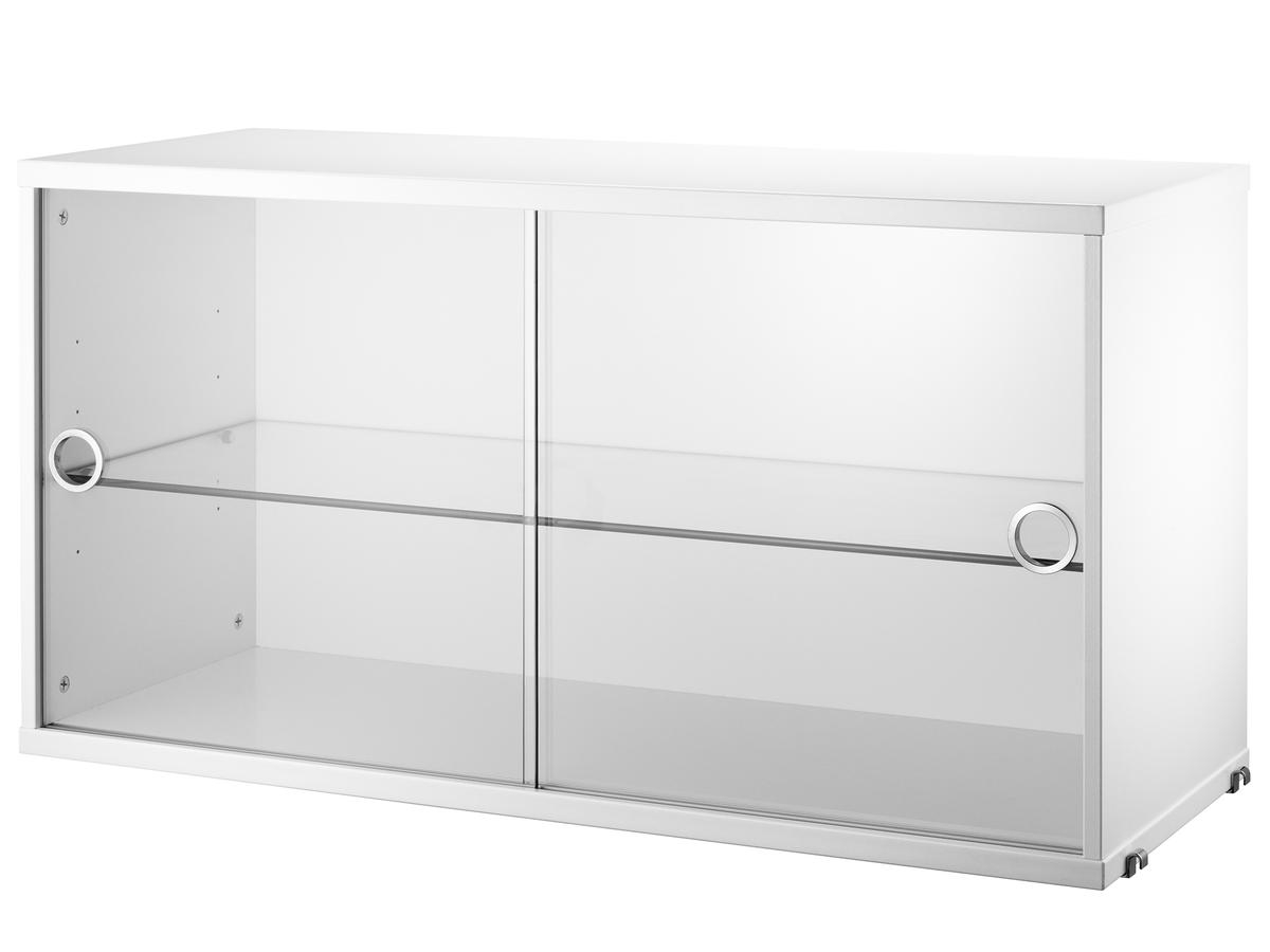 String System Display Cabinet With Sliding Glass Doors Nisse with measurements 1200 X 900