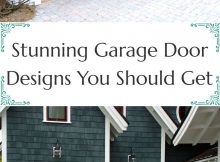 Stunning Garage Door Designs You Should Try For Your House Latest throughout sizing 735 X 1500