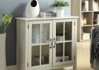 Usl Olivia White Accent Cabinet And 2 Glass Doors Sk19087c2 Pw The intended for dimensions 1000 X 1000