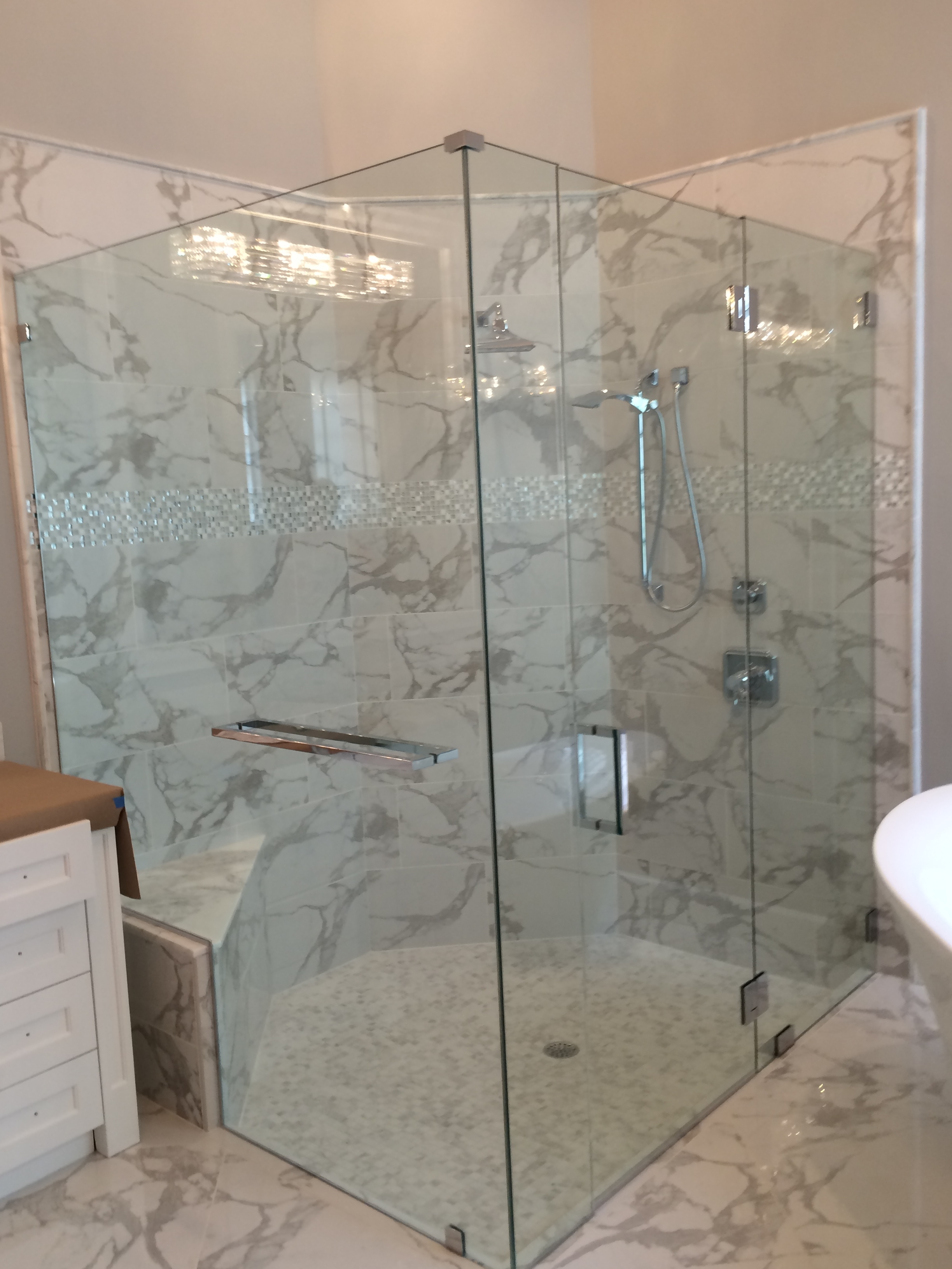 Which Options For Frameless Shower Doors The Glass Shoppe A for sizing 2448 X 3264