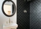 10 Gorgeous Bathrooms With Black Tile with size 736 X 1108