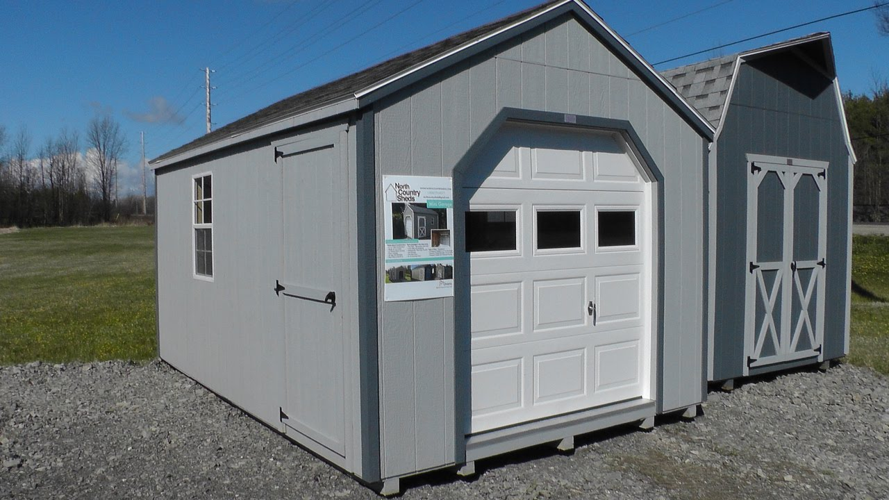 10 X 16 Portable Garage Shed Atv And Motorcycle Storage Shed within dimensions 1280 X 720