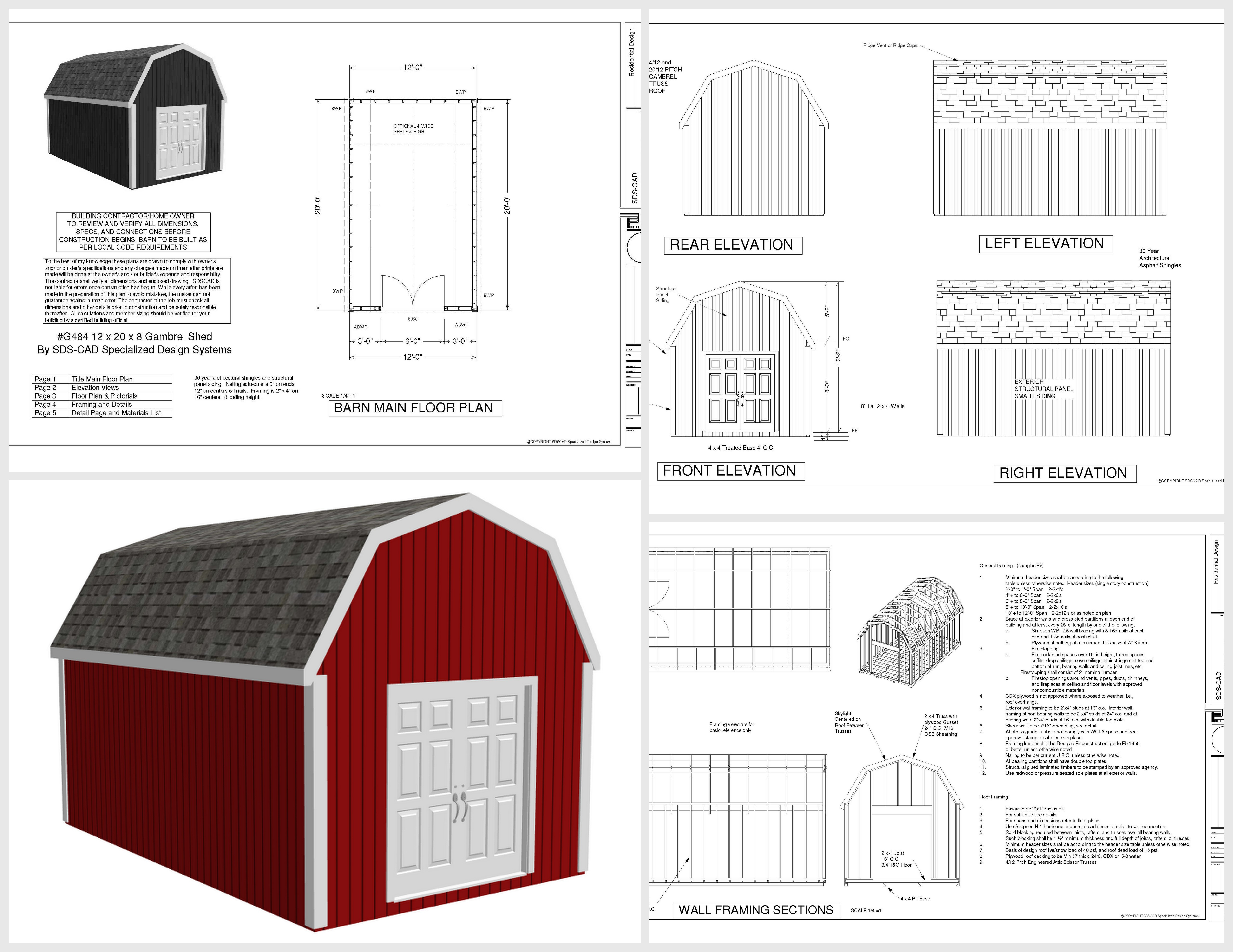10 X 20 Barn Shed Plans Newshed Plans for dimensions 5120 X 3956