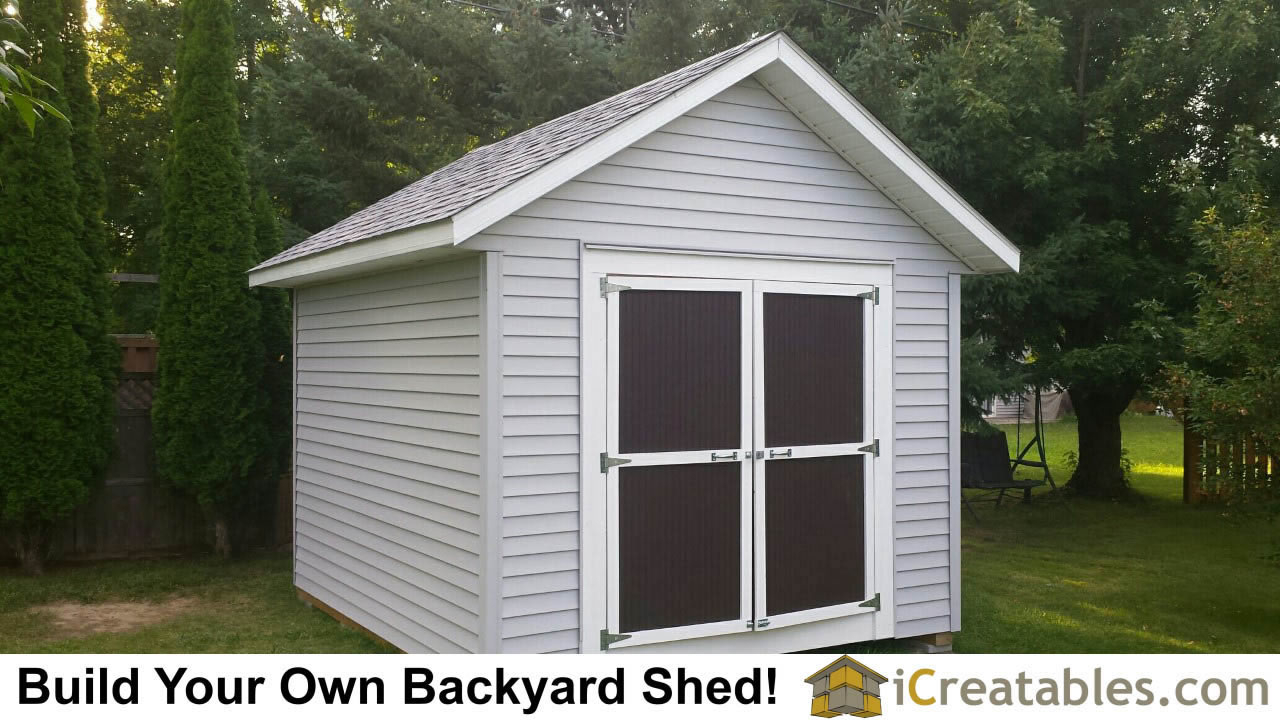 10x12 Shed Plans Building Your Own Storage Shed Icreatables intended for dimensions 1280 X 720