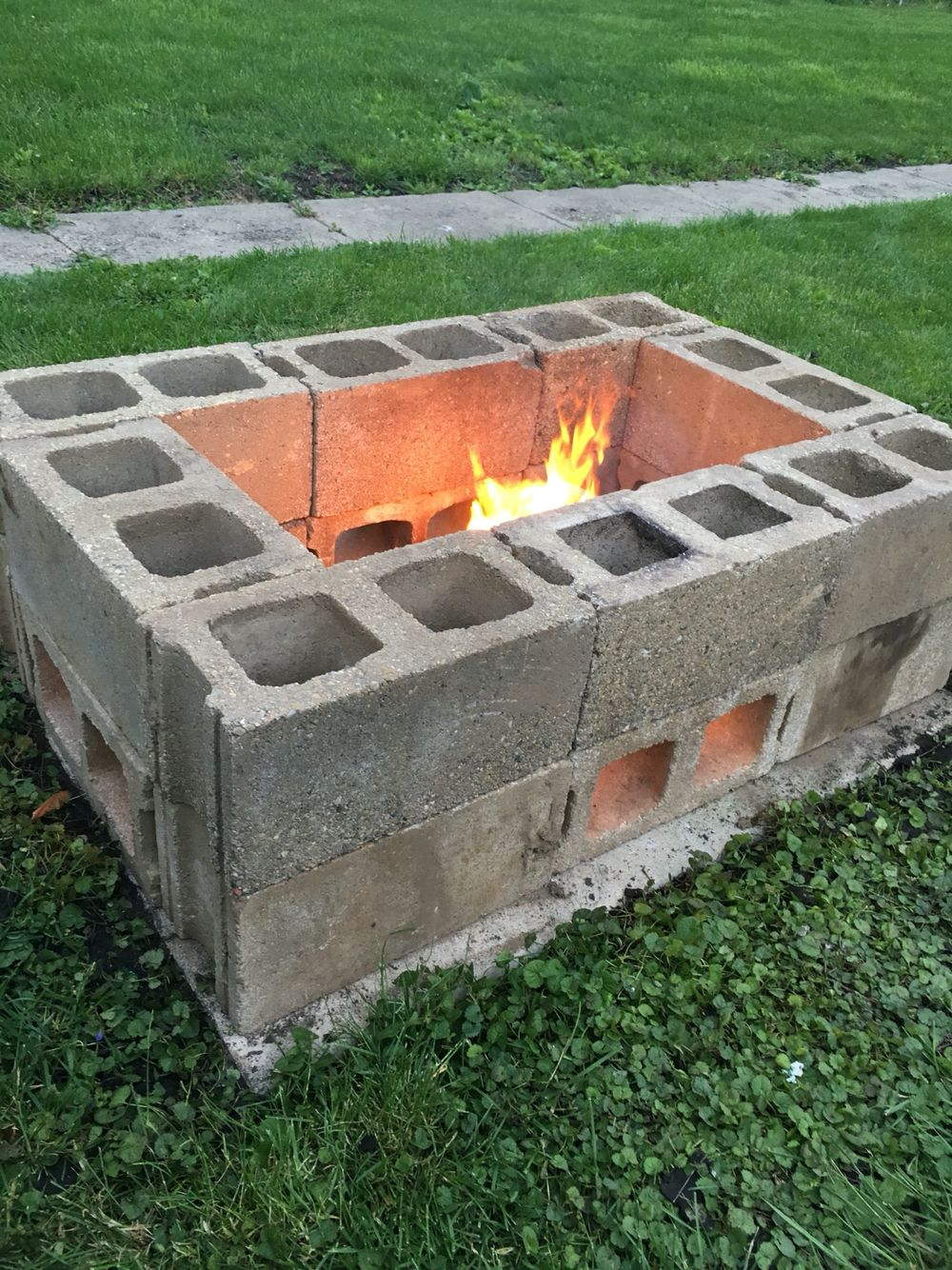 15 Outstanding Cinder Block Fire Pit Design Ideas For Outdoor In for dimensions 1000 X 1334