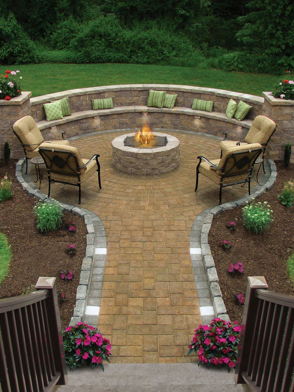 17 Of The Most Amazing Seating Area Around The Fire Pit Ever for proportions 1000 X 1334