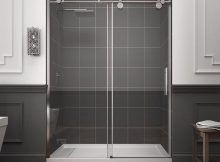 2019 Frameless Mirror Stainless Steel Sliding Shower Door Double pertaining to proportions 900 X 900