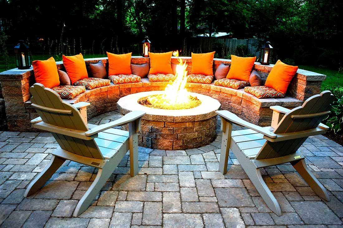 21 Amazing Outdoor Fire Pit Design Ideas Landscaping Fire Pit with size 1100 X 732