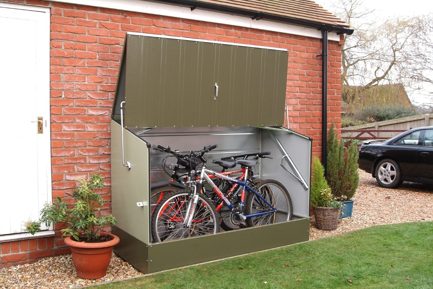 21 Secure Bike Shed Ideas From Around The Globe with dimensions 1500 X 1004