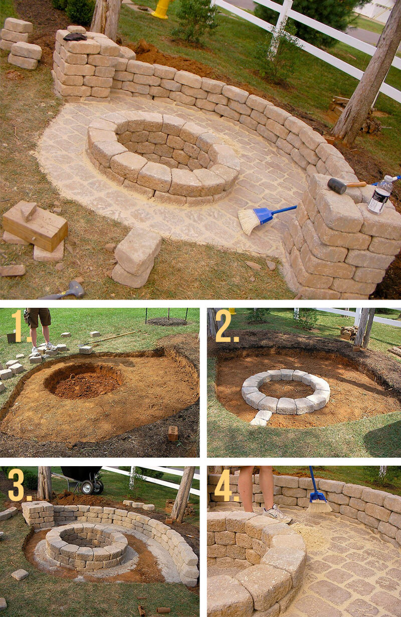27 Best Diy Firepit Ideas And Designs For 2019 pertaining to proportions 800 X 1231