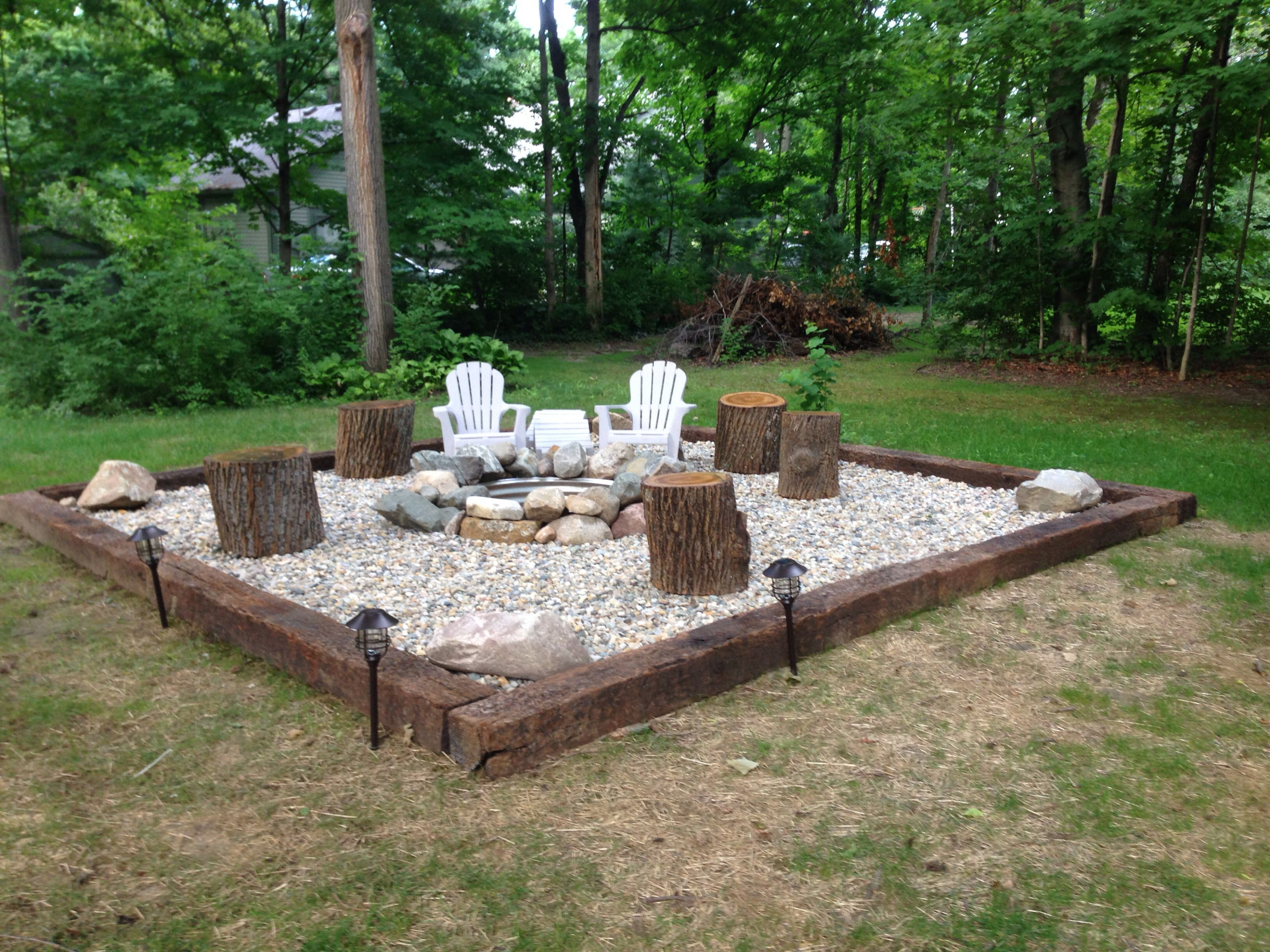 30 Best Backyard Fire Pit Area Inspirations For Your Cozy And Rustic for proportions 3166 X 2375