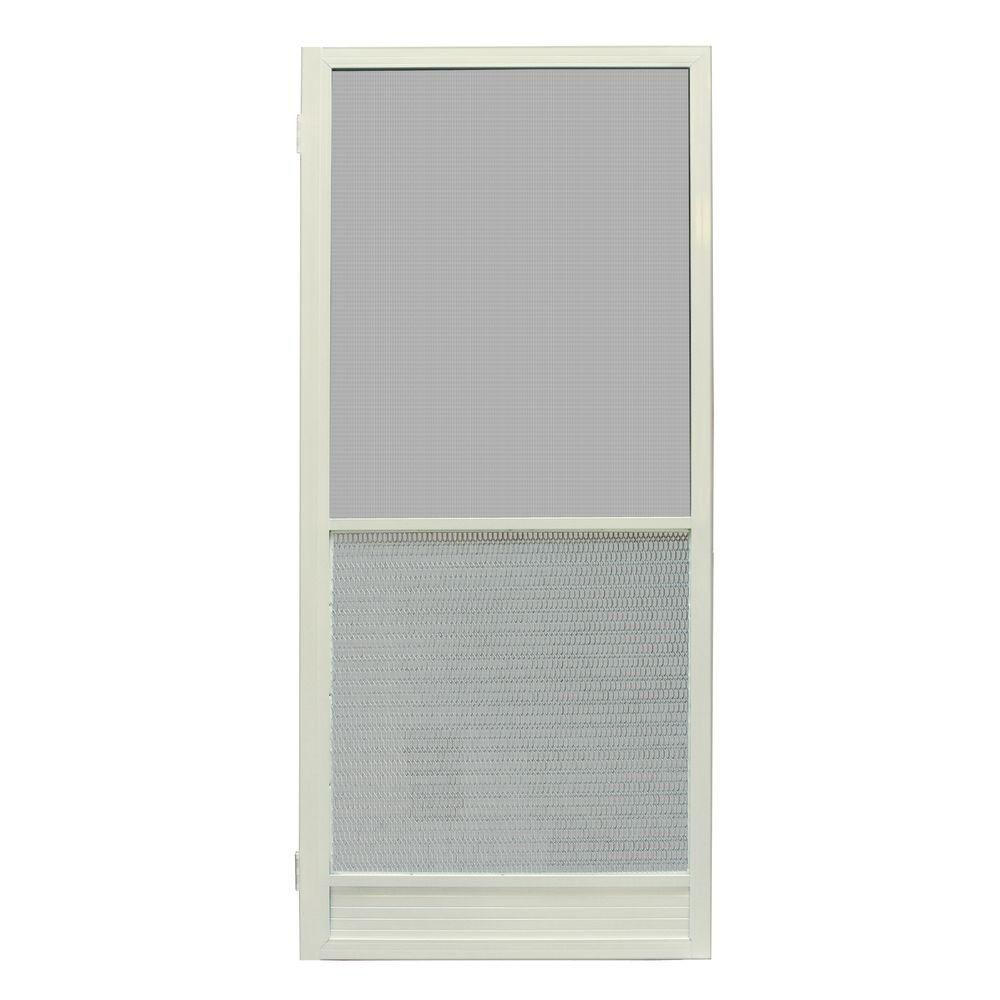 34 X 77 Sliding Screen Door Elegant Odl 36 In X 96 In Brisa White intended for size 1000 X 1000