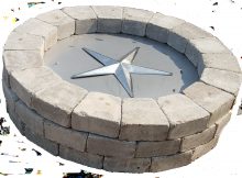 39 Inch Round Fire Pit Burner Kit Fireboulder Natural Stone intended for proportions 2388 X 1680