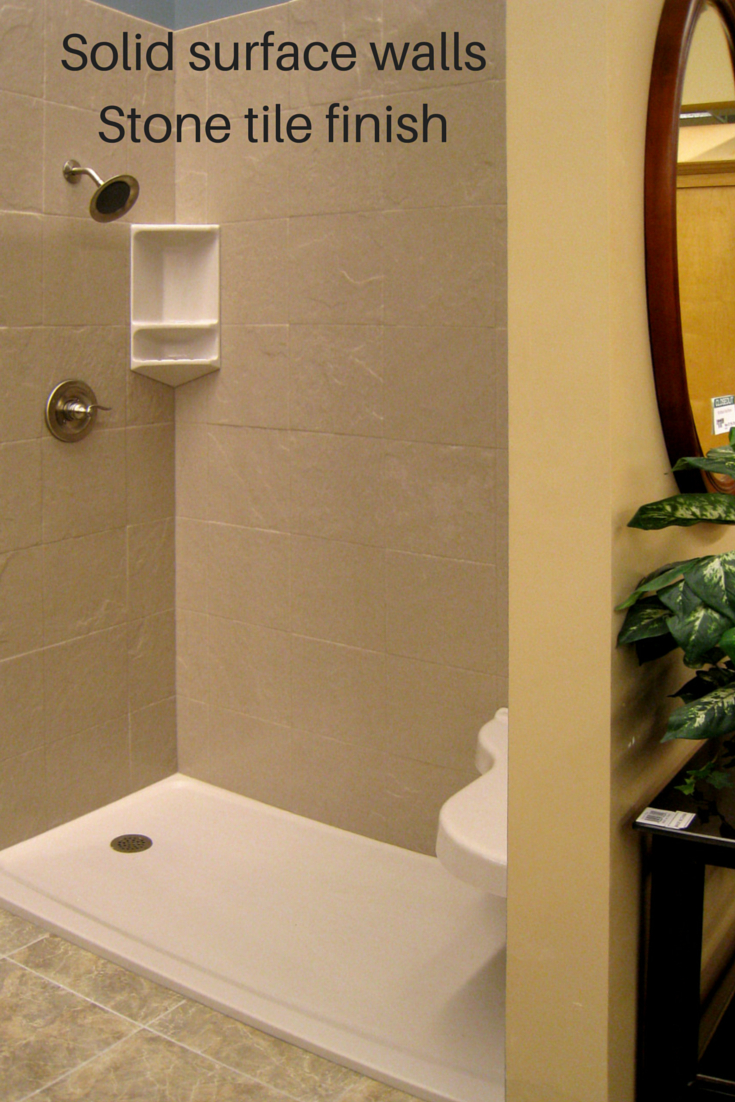 4 Design Options In Grout Free Diy Shower Tub Wall Panels Shower inside measurements 735 X 1102