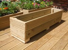 4ft Long Wooden Decking Plantertroughwindow Box 122cm X 30cm 30cm pertaining to sizing 1599 X 1200
