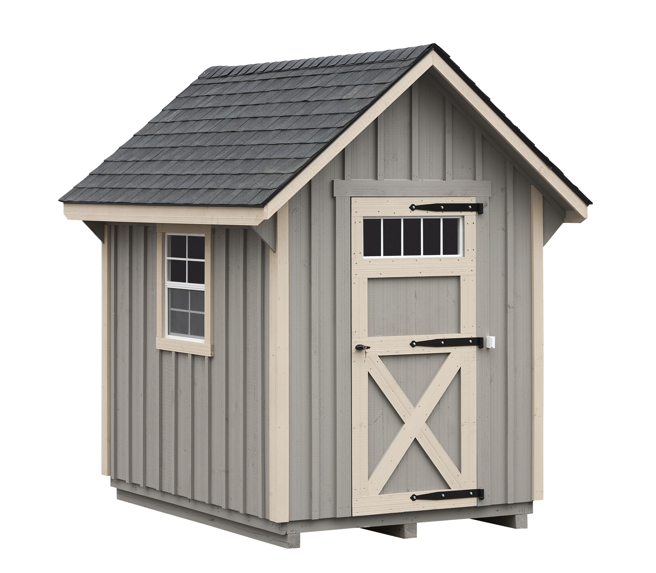 4x6 Pine Board And Batten Storage Shed From Horizon Structures within size 2650 X 2317