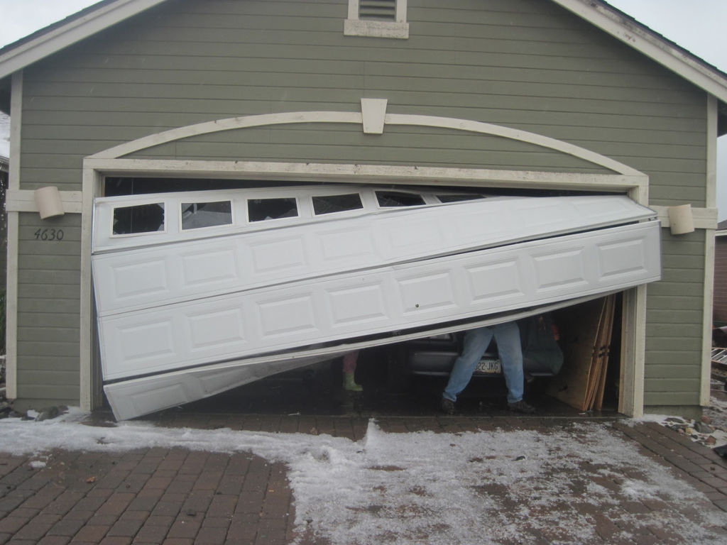 7 Ways To Fix A Dent In A Garage Door Panel for measurements 1024 X 768