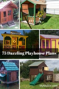 75 Dazzling Diy Playhouse Plans Free Mymydiy Inspiring Diy within size 800 X 1200