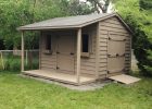8x12 Classic Shed With 4 Foot Side Porch Shed Plans Shed With inside proportions 2448 X 3264