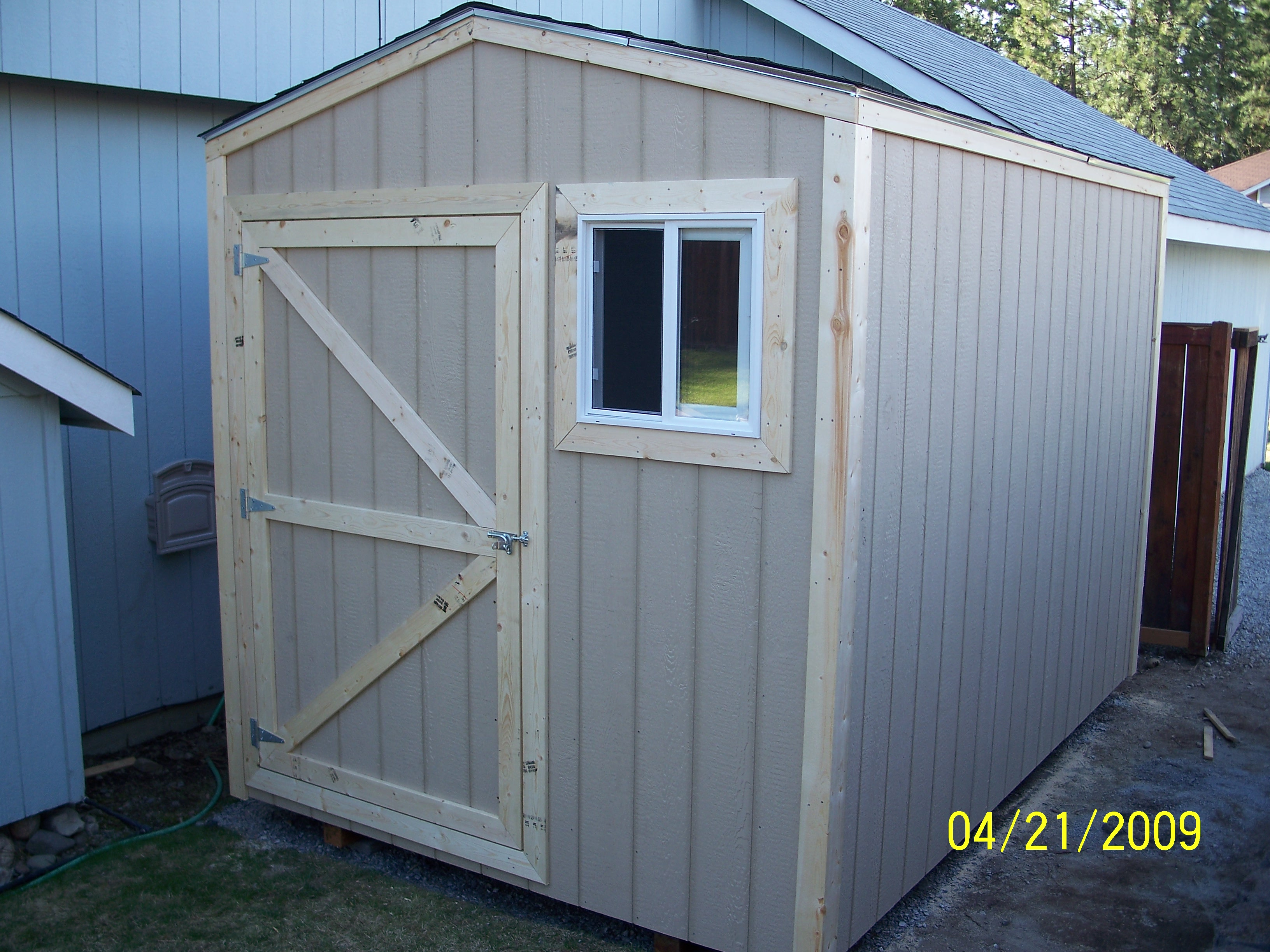 8x12 Wood Gable Style Shed With Window Gable Style Sheds Storage throughout proportions 3264 X 2448