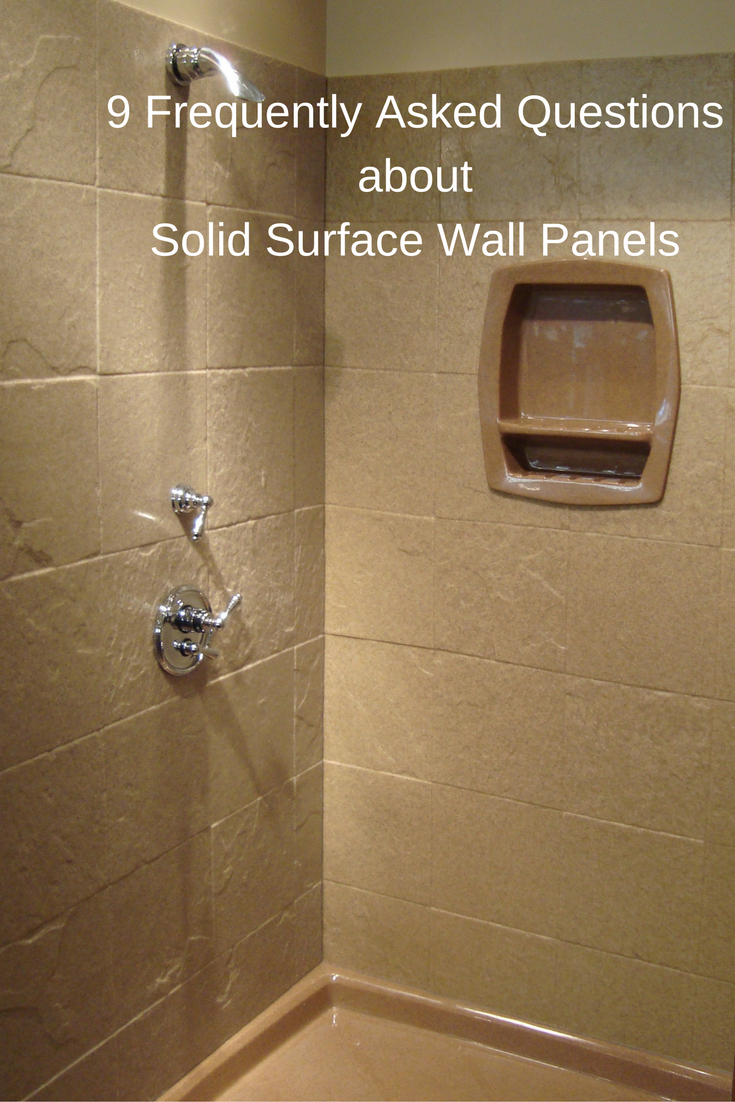 9 Frequently Asked Questions About Stone Solid Surface Shower Wall intended for size 735 X 1102