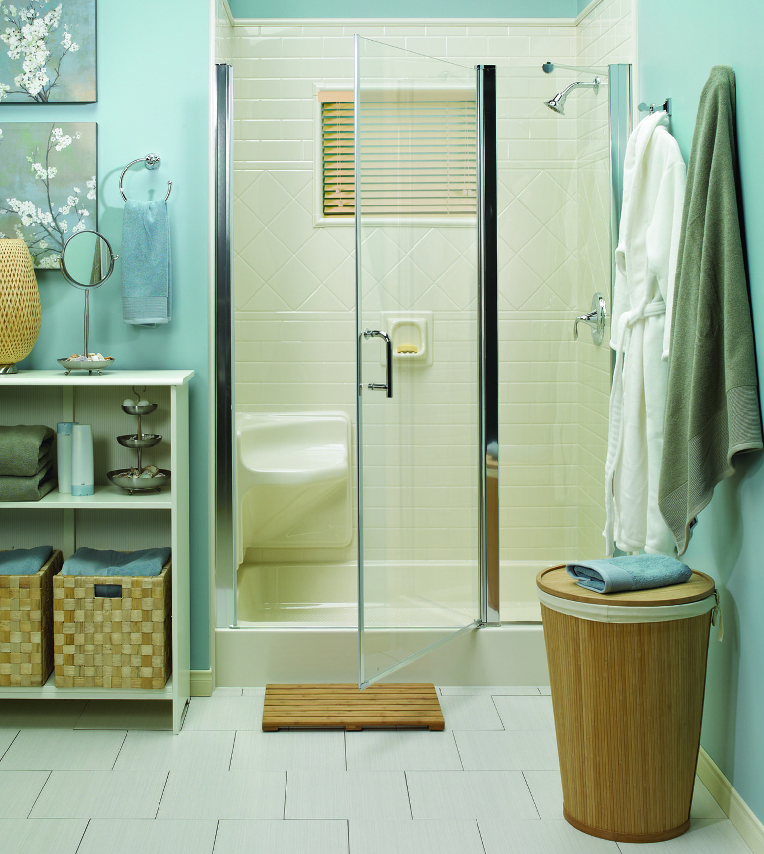 A Bath Fitter Shower Glass Door Can Give Your Bathroom Such A Clean for sizing 1552 X 1733