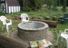 A Fire Pit Made With Culvert And Landscape Blocks Honey To Dos intended for size 3072 X 2304