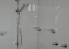 Acrylic Shower Splashback Walls Painted In A Soft Grey Colour with measurements 2848 X 4288