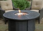 Alfresco Home 52 In Weave Round Propane Fire Pit With Wicker Base throughout dimensions 3200 X 3200