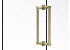 Allied Brass Contemporary 12 In Back To Back Shower Door Pull In intended for proportions 1000 X 1000