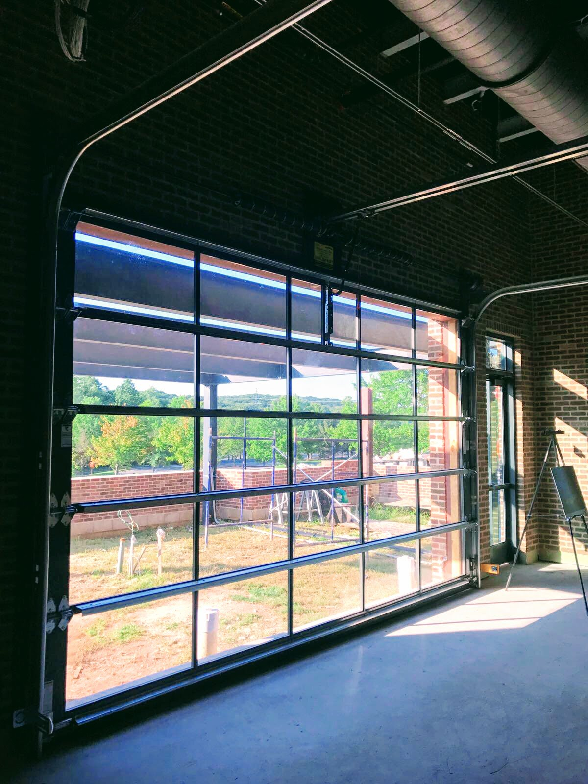 Aluminum Glass Garage Overhead Sectional Roller Doors In New Jersey with sizing 1200 X 1600
